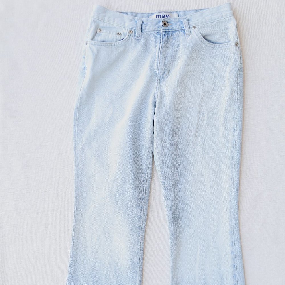 Mavi Molly Flare Low Rise Zip Fly Jean 30/32